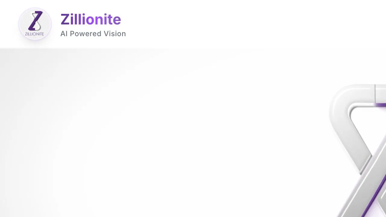 Zillionite AI website preview